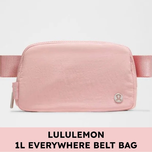 lululemon athletica Handbags - Lululemon Everywhere Belt Bag 1L New Calypso Pink Nylon Athleisure Crossbody